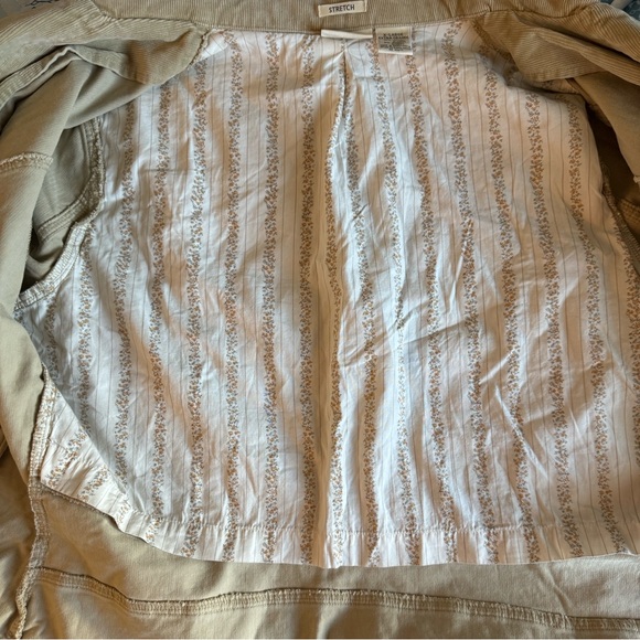 St John’s Bay tan Corduroy suit jacket size XL. Y2K - Picture 7 of 8